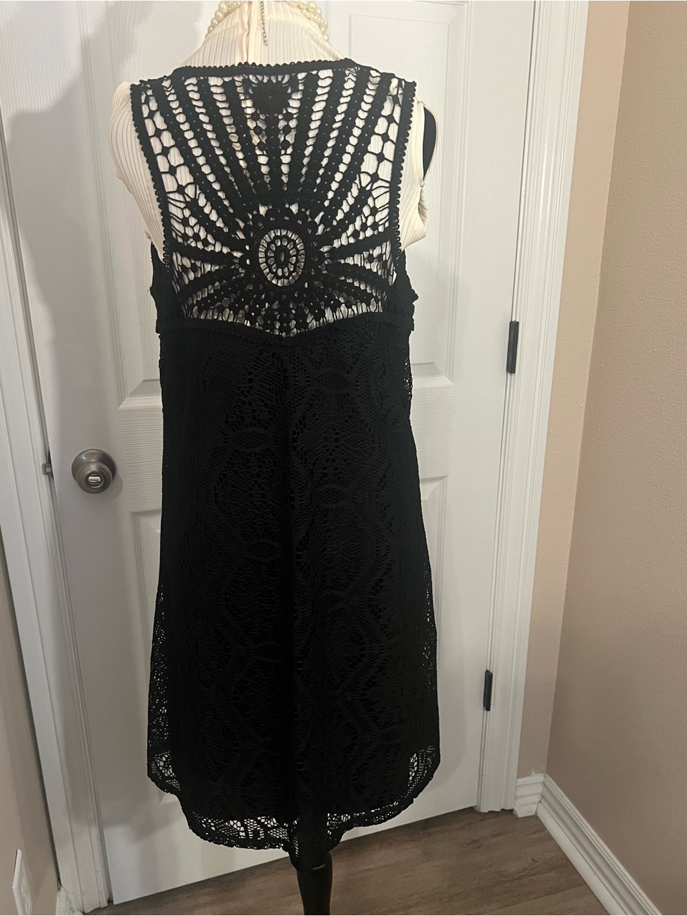 Black hippie dress